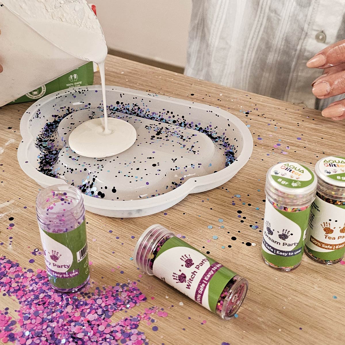 AQUA GLITTER – Purpurina para Aqua Resin para tus creaciones - Aqua Resin