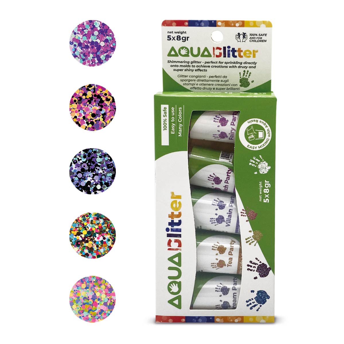 AQUA GLITTER – Purpurina para Aqua Resin para tus creaciones - Aqua Resin