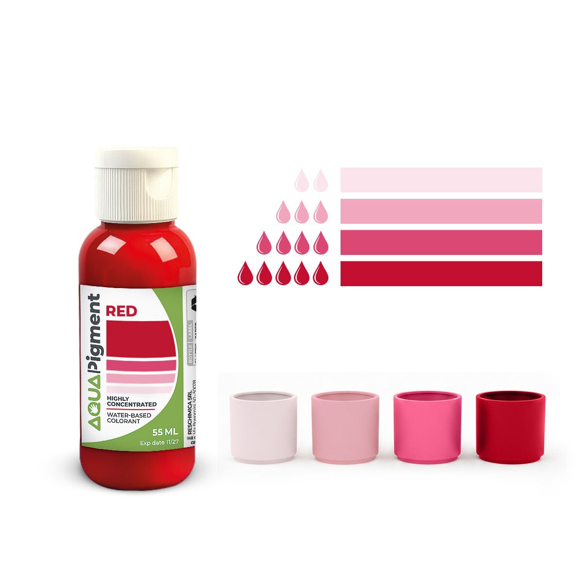 Aqua Pigment – Pigmento líquido concentrado para Aqua Resin y yeso - Aqua Resin