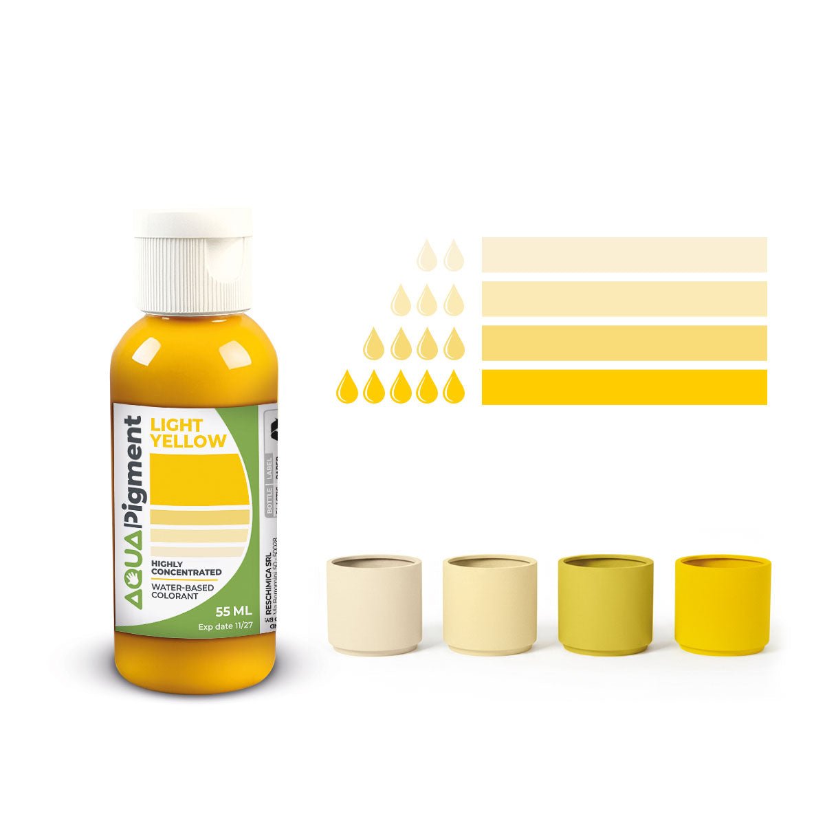 Aqua Pigment – Pigmento líquido concentrado para Aqua Resin y yeso - Aqua Resin