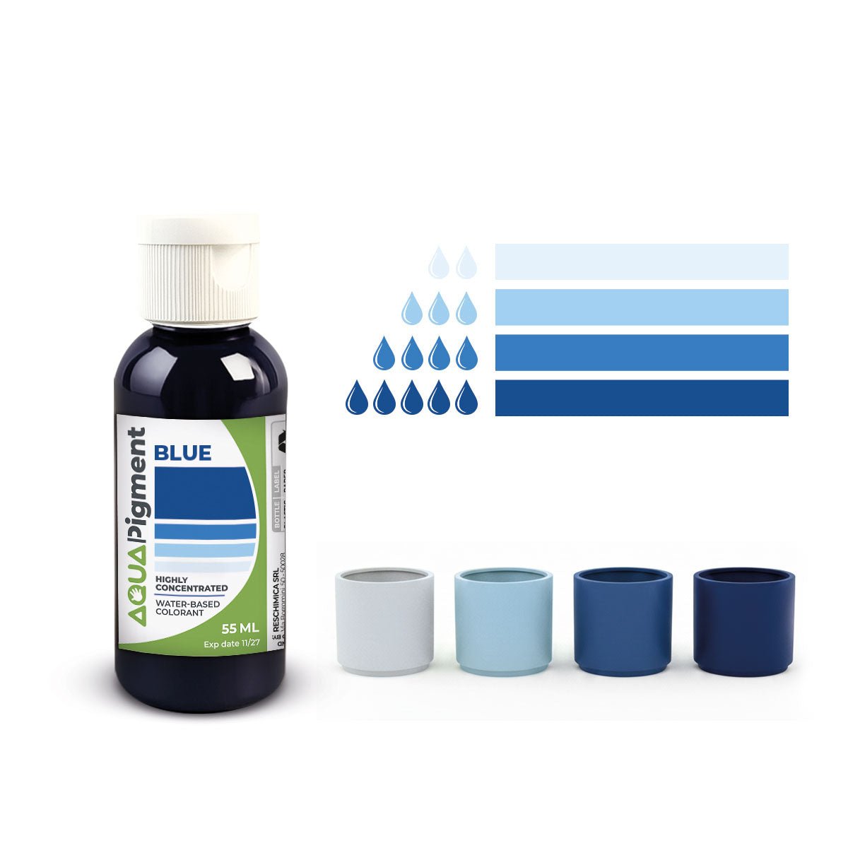 Aqua Pigment – Pigmento líquido concentrado para Aqua Resin y yeso - Aqua Resin