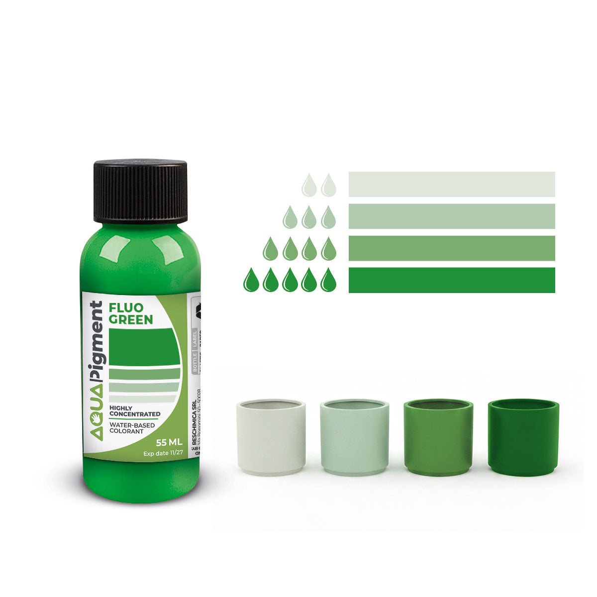 Aqua Pigment – Pigmento líquido concentrado para Aqua Resin y yeso - Aqua Resin