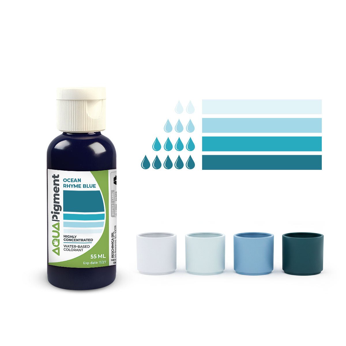 Aqua Pigment – Pigmento líquido concentrado para Aqua Resin y yeso - Aqua Resin