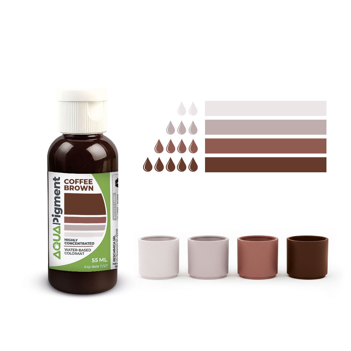 Aqua Pigment – Pigmento líquido concentrado para Aqua Resin y yeso - Aqua Resin