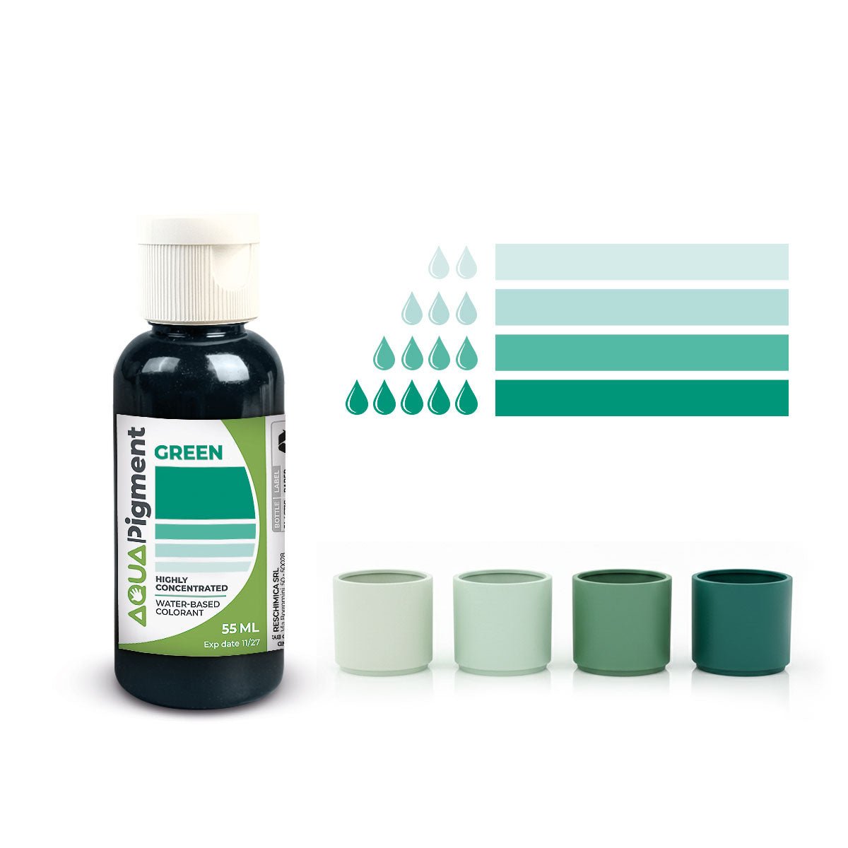 Aqua Pigment – Pigmento líquido concentrado para Aqua Resin y yeso - Aqua Resin