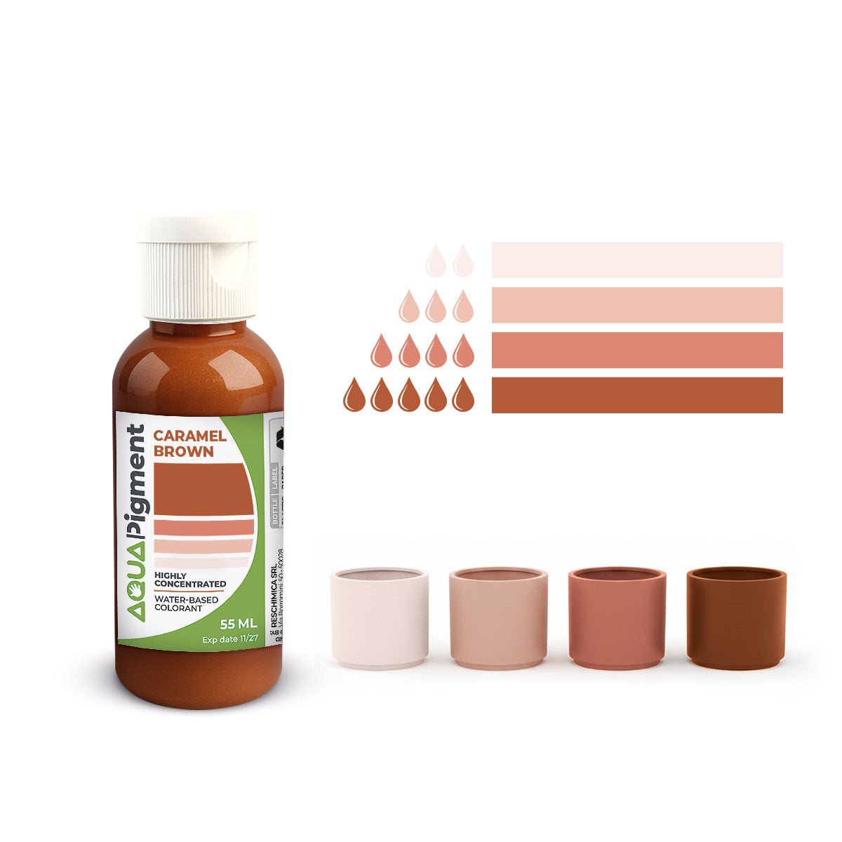 Aqua Pigment – Set Boho Chic 6 colores para Aqua Resin y yeso - Aqua Resin