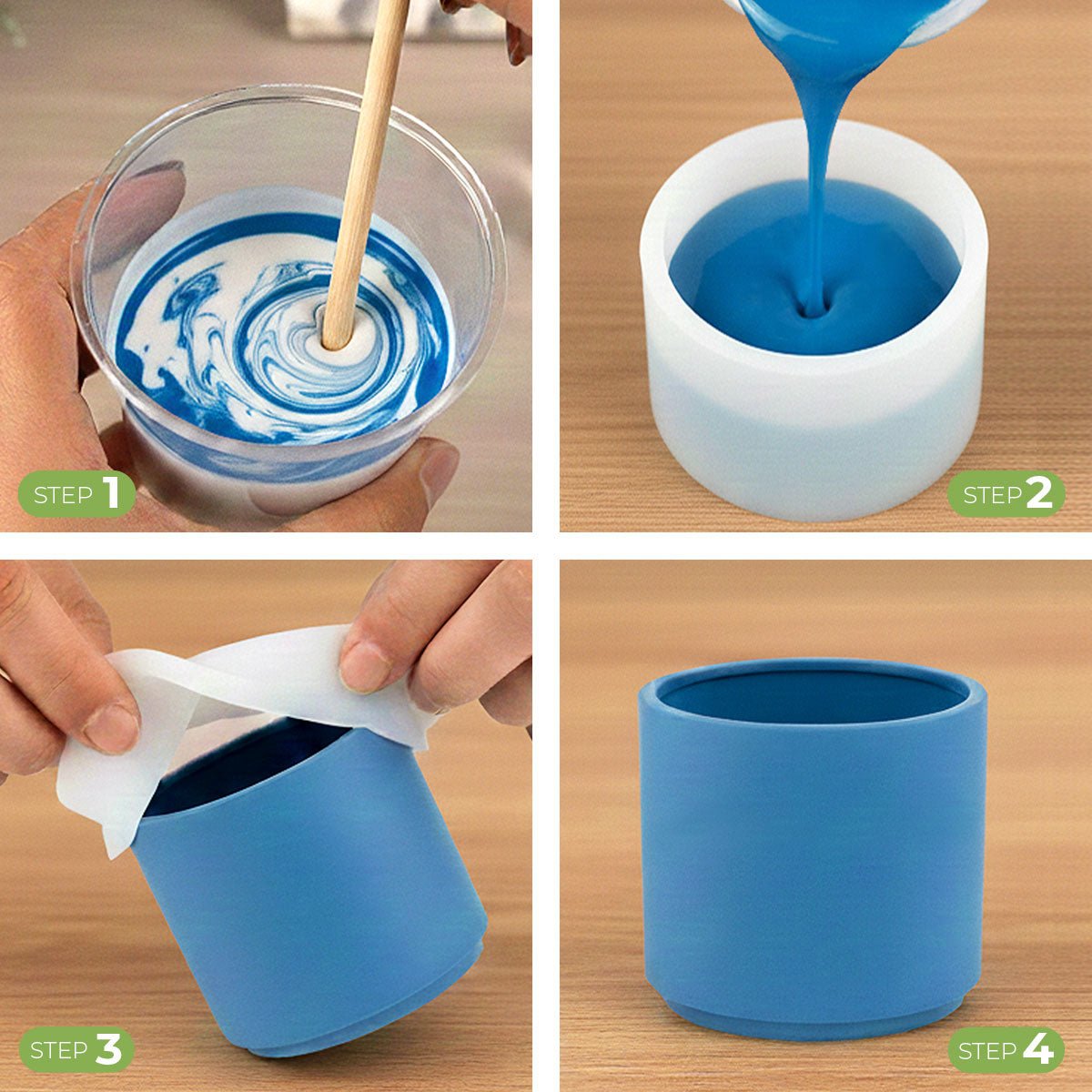 Aqua Pigment – Set completo 16 colores para Aqua Resin y yeso - Aqua Resin