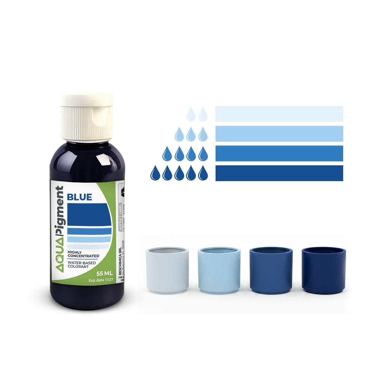 Aqua Pigment – Set primarios 4 colores para Aqua Resin y yeso - Aqua Resin