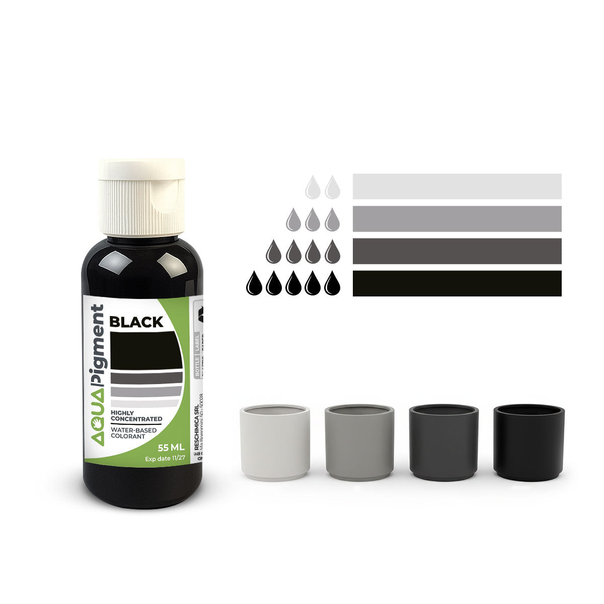 Aqua Pigment – Set primarios 4 colores para Aqua Resin y yeso - Aqua Resin