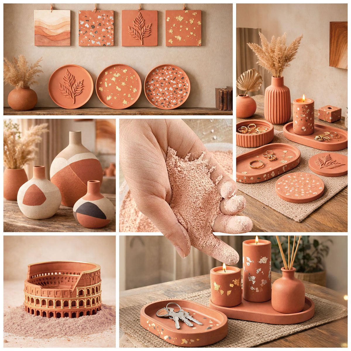 Aqua Resin Terracotta Roma – Yeso premium color terracota, natural y seguro - Aqua Resin