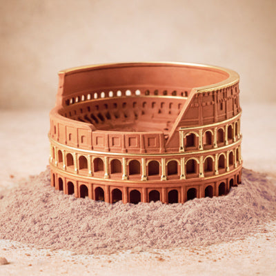 Estatua romana de yeso efecto terracota Aqua Resin Terracotta Roma