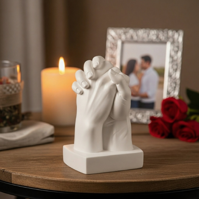 Molde de manos en pareja y en familia Aqua Resin