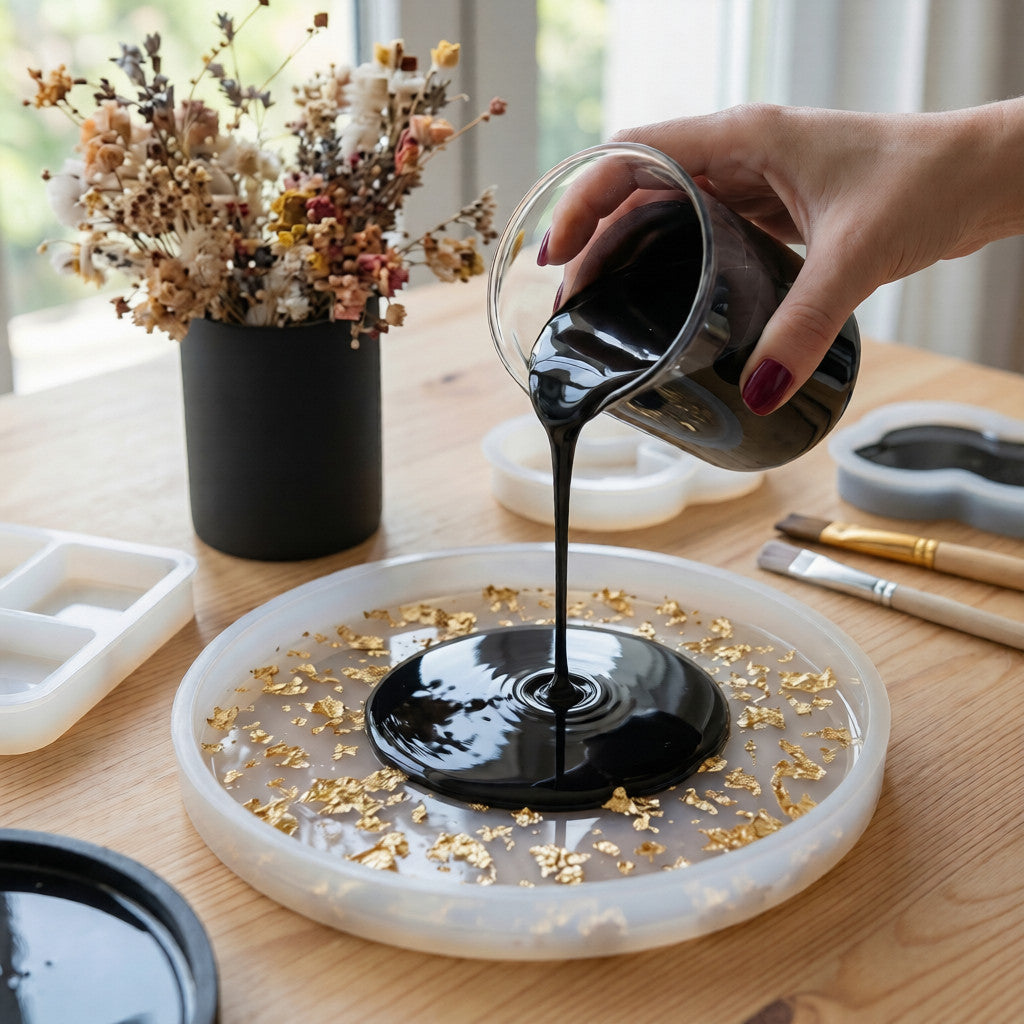 Yeso negro Aqua Resin Black de baja porosidad, fácil de verter