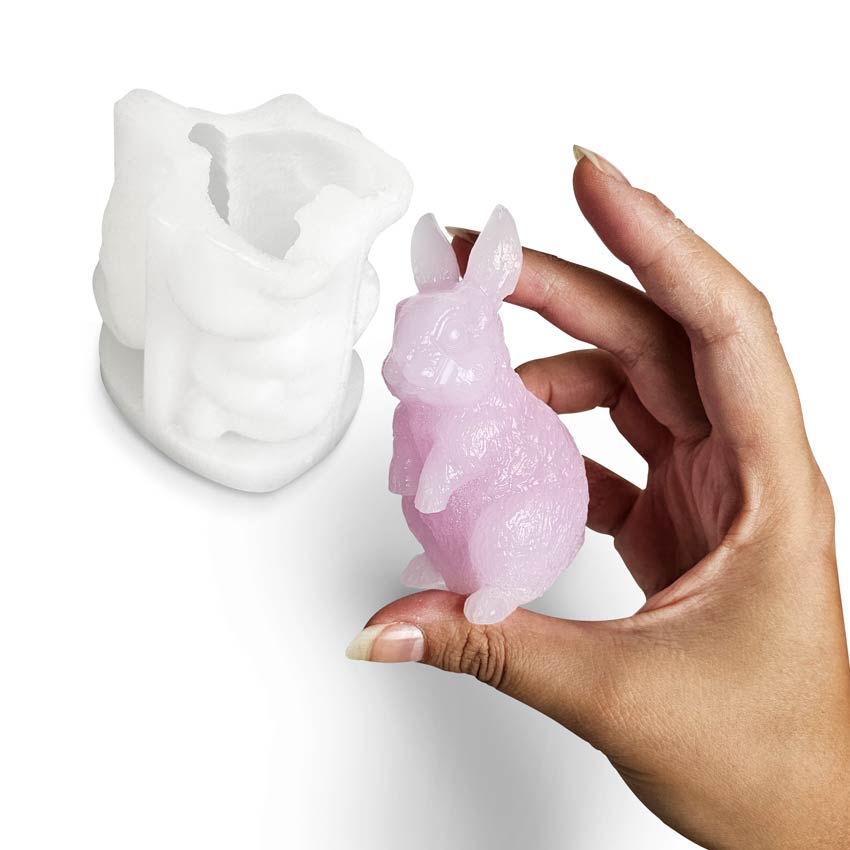 Molde conejo 3D - Aqua Resin