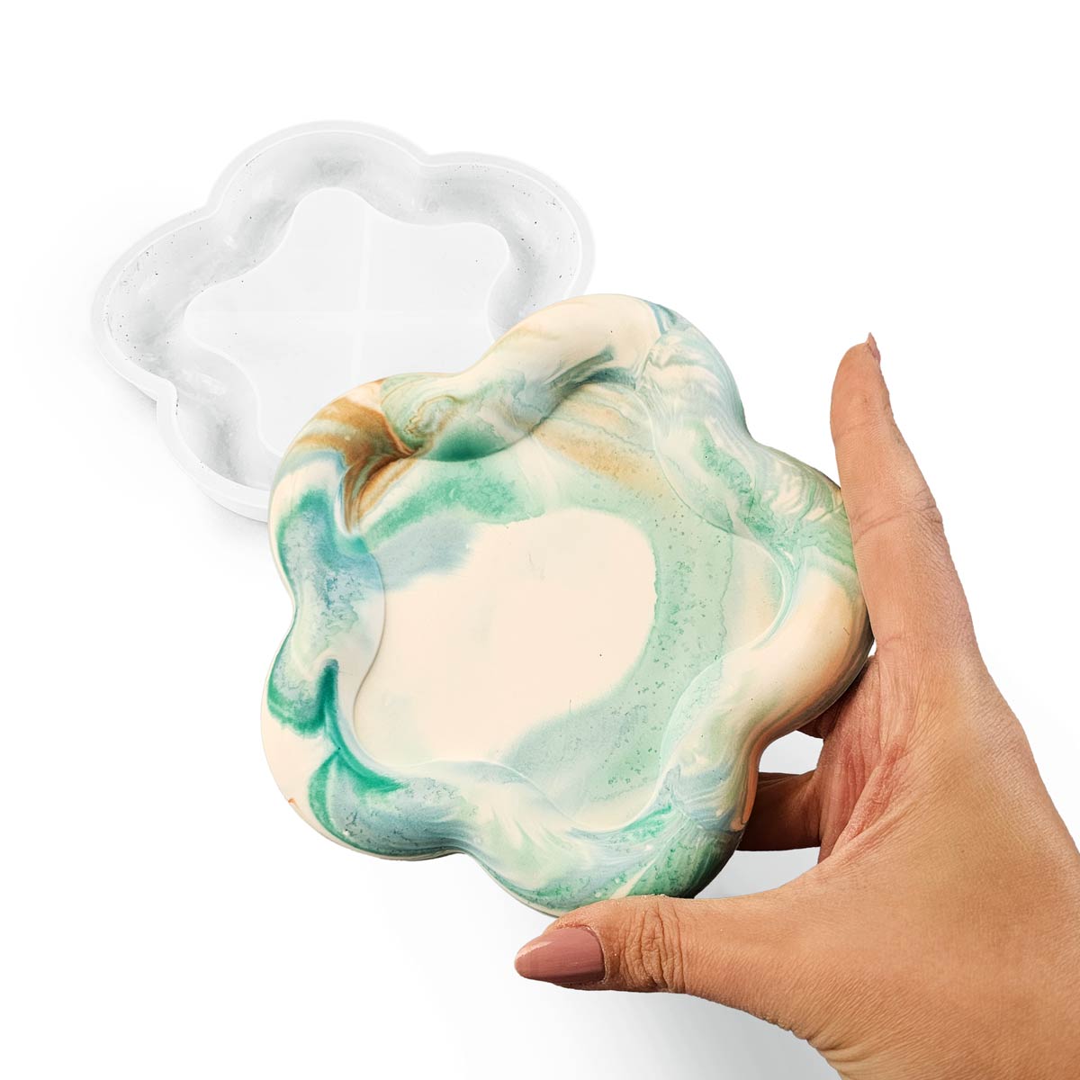 Molde Flor Armoniosa – Bandeja decorativa - Aqua Resin