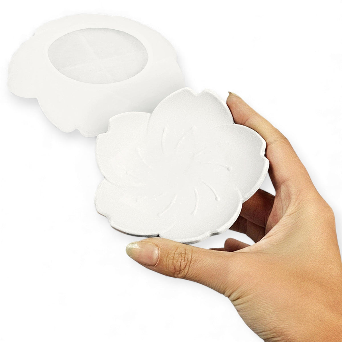 Molde Flor Plato – Plato decorativo de pétalos - Aqua Resin