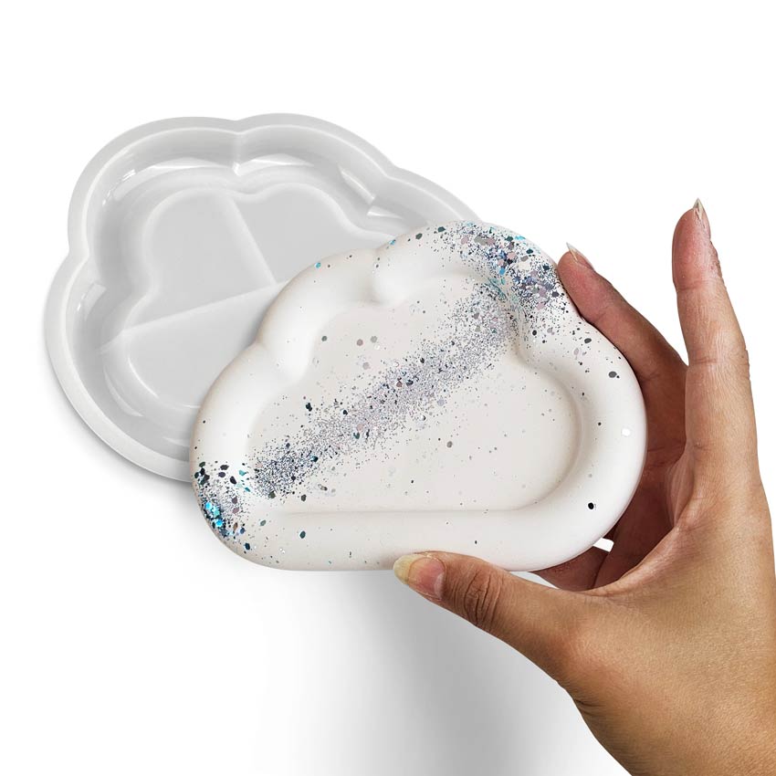 Molde vaciabolsillos nube - Aqua Resin