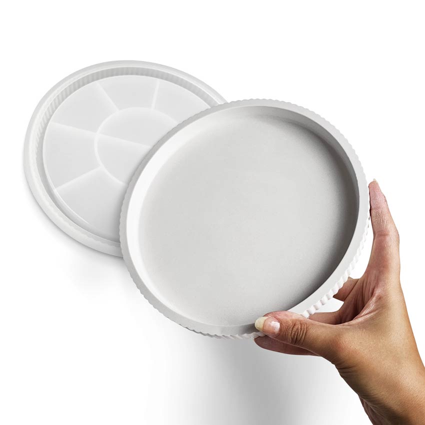 Molde bandeja redonda - Aqua Resin