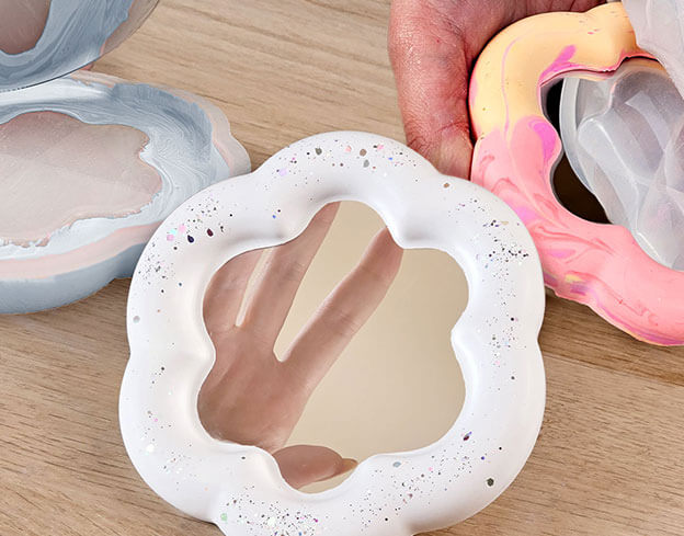Vaciabolsillos DIY de yeso con molde de silicona